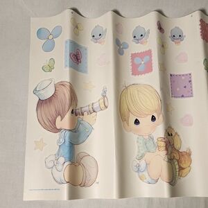 Precious Moments Jumbo Reusable Wall Decor Stick-Ups #604 Baby Collection 2001
